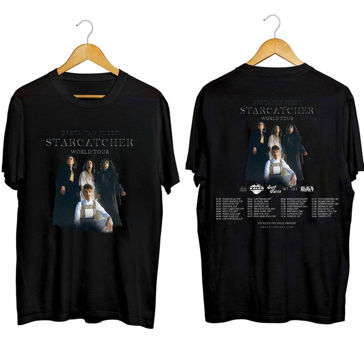Greta Van Fleet Starcatcher World Tour 2023 Shirt, Greta Van Fleet Band Fan Shirt, Greta Van Fleet 2023 Tour Shirt