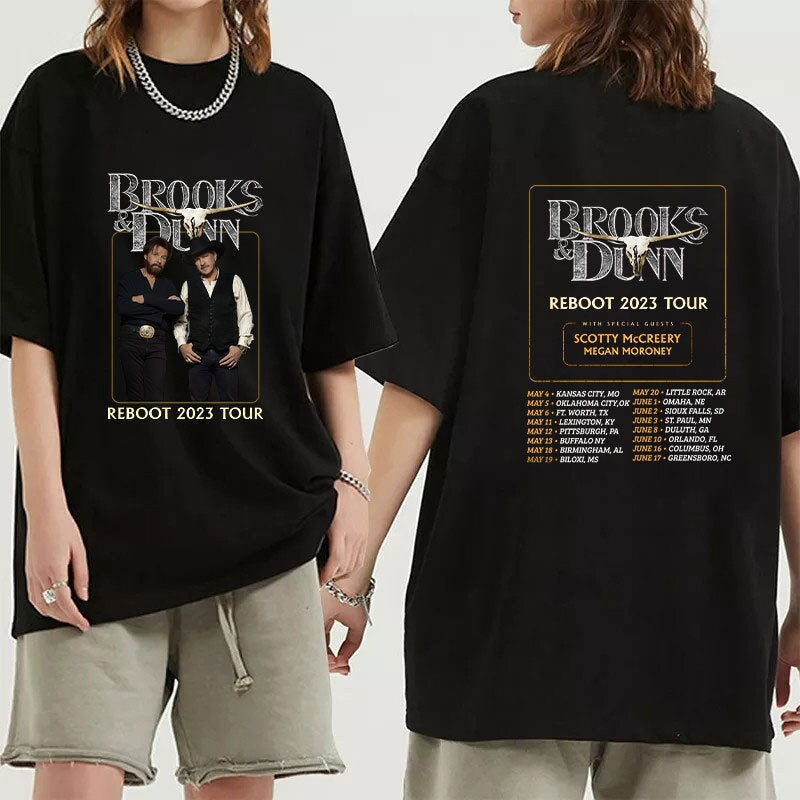 Brooks & Dunn 2023 Tour Shirt For Fan, Brooks And Dunn Vintage Country Concert Shirt, Brooks and Dunn Tour 2023