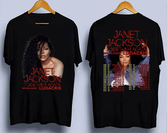 Janet Jackson 2023 Tour T-Shirt, Janet Jackson Shirt, Vintage Style 90s Shirt