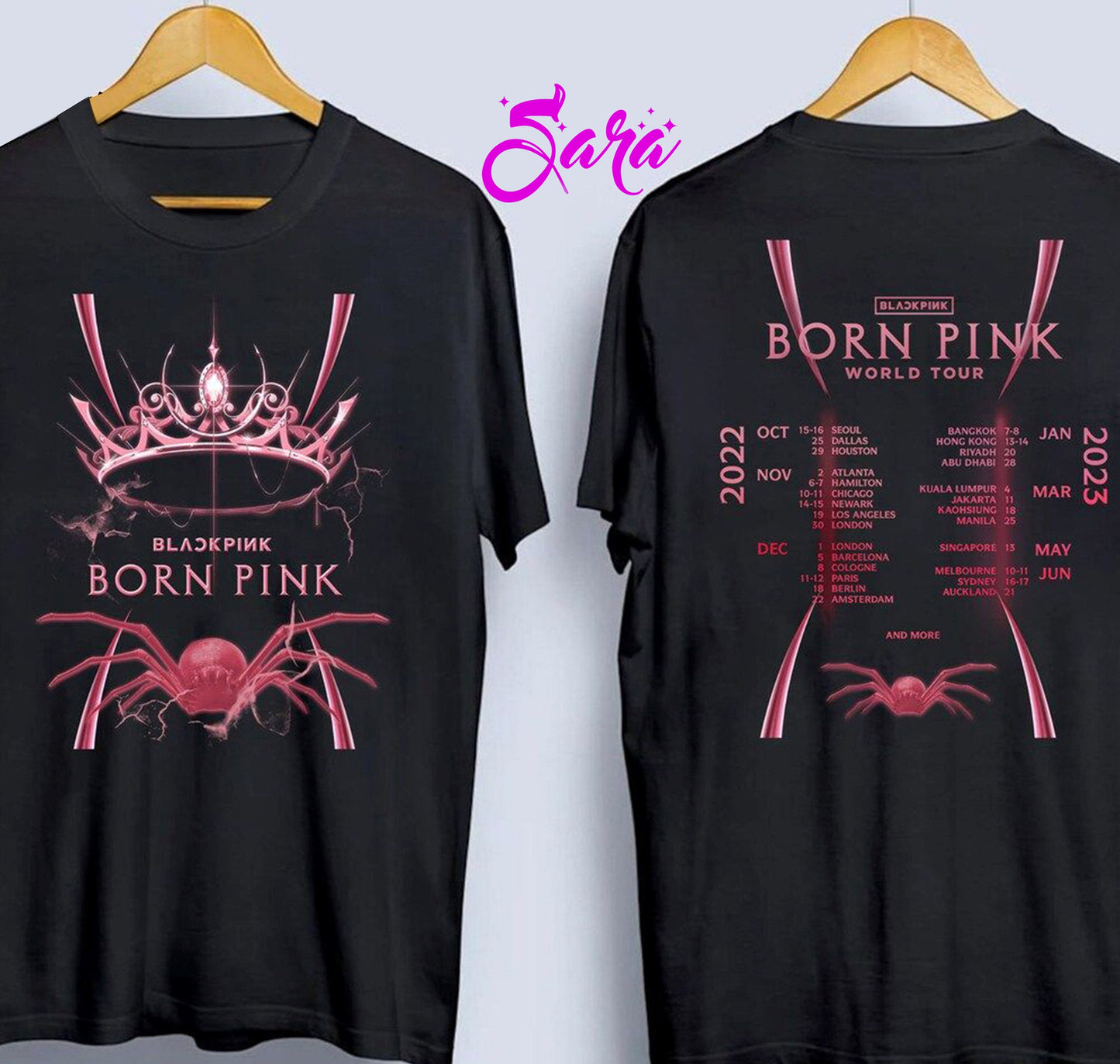 Blackpink Born Pink World Tour Merch T Shirt