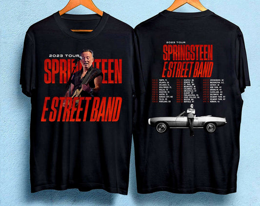 Double Side Bruce Springsteen The E Street Band Tour 2023 Tshirt