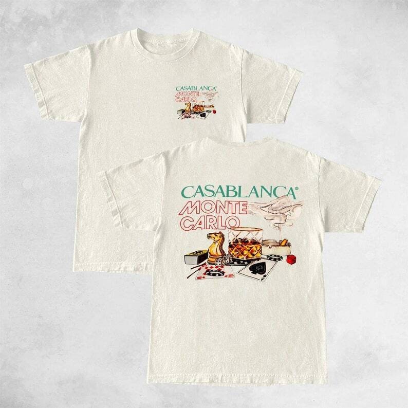 Casablanca Monte Carlo 2 Sides Shirt, Monte Carlo Tshirt