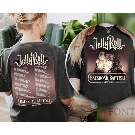 Jelly Roll World Tour 2023 Tshirt