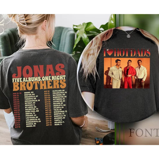 I Love Hot Dads Jonas Brothers Shirt