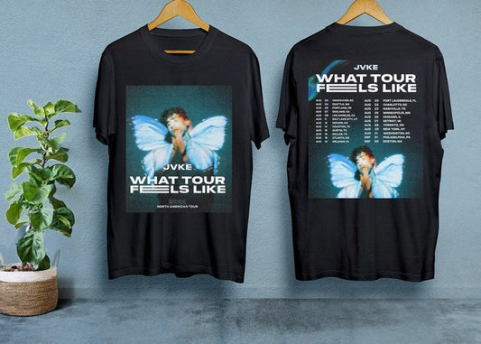 JVKE 2023 North American Tour Shirt, What Tour Feels Like 2023 Tour Shirt, Jvke Concert Shirt