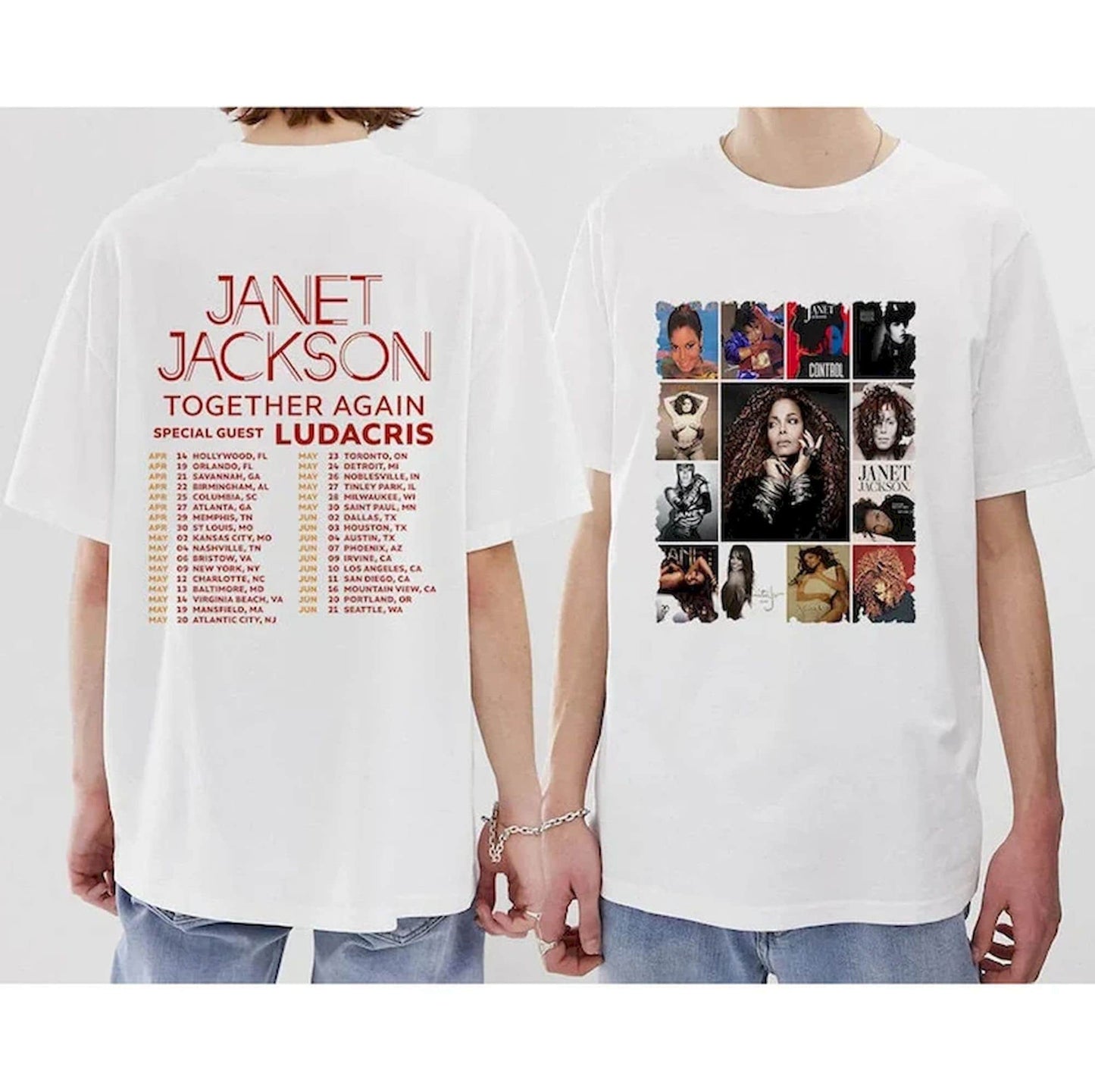 Janet Jackson Tour 2023 Shirt, Janet Jackson Together Again Tour 2023 Shirt