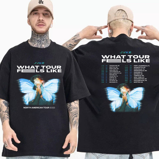 JVKE Tour Concert 2023 Shirt, What Tour Feels Like Tour 2023 Shirt