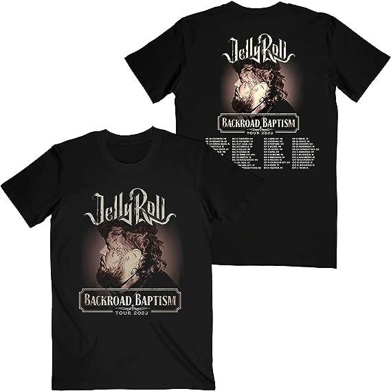 Jellys Rolls 2023 Tour Shirt, Jellys Rolls Backroad Baptism 2023 Tour Shirt