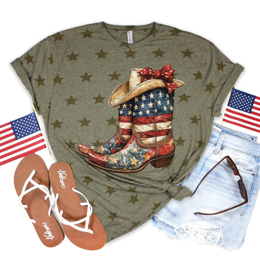 Boots Tee