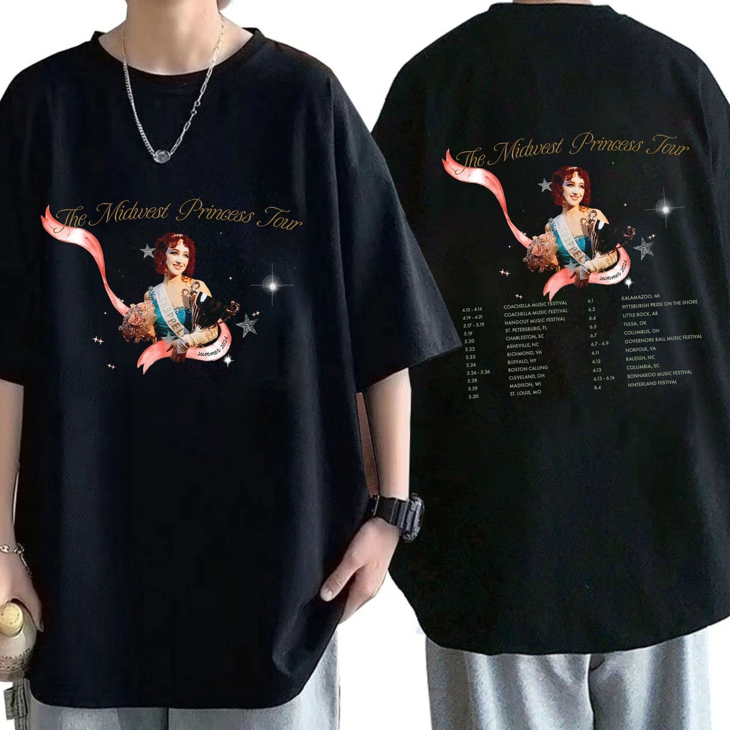 Chappell Roan The Midwest Princess Tour 2024 Shirt
