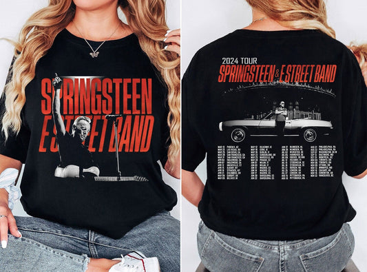 Bruce Springsteen 2024 Tour Shirt, E Street Band And Bruce Springsteen Tour Shirt, E Street Shirt