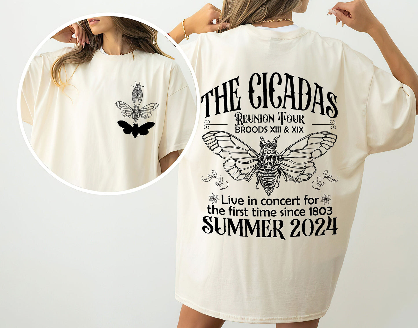 Cicada Concert Tour 2024 Shirt Year of Cicada Shirt, Insect Bug Shirt