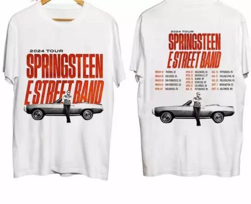 Bruce Springsteen Amp The E Street Us Tour 2024 Merch Bruce Springsteen Tour 202