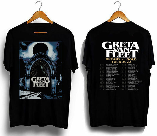 Greta Van Fleet Tour Double Sided T-shirt