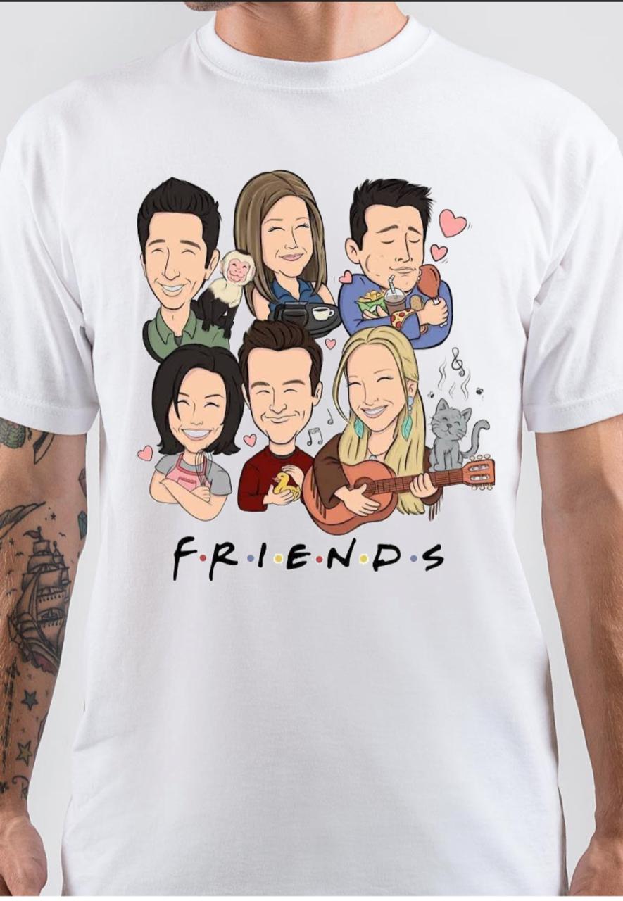 Friends TV Series White T-Shirt