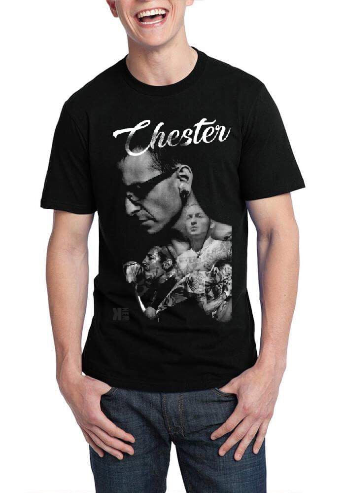 Chester Bennington Black T-Shirt Style001
