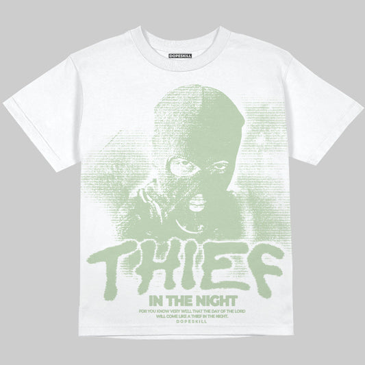 Seafoam 4s 2025 DopeSkill Oversize Print T-Shirt Thief In The Night Graphic