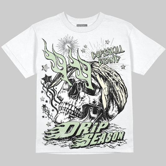 Seafoam 4s 2025 DopeSkill Oversize Print T-Shirt Drip Season Graphic