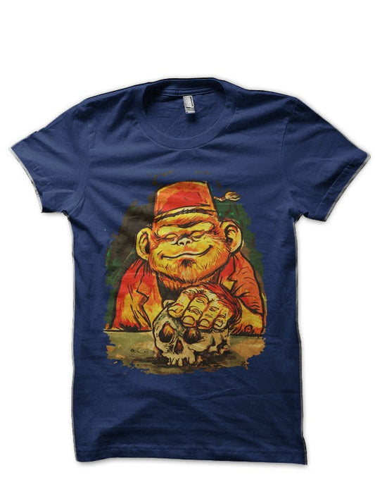 Chimp And Skull T-Shirt