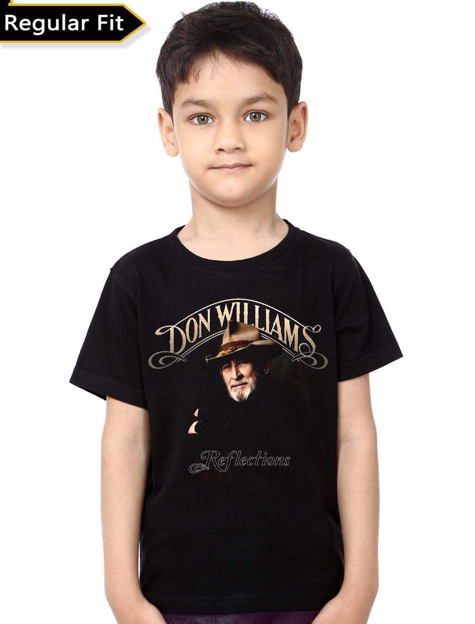 Don Williams Kidâ€™s Black T-Shirt