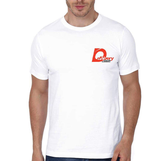 Delhivery White T-Shirt Style001