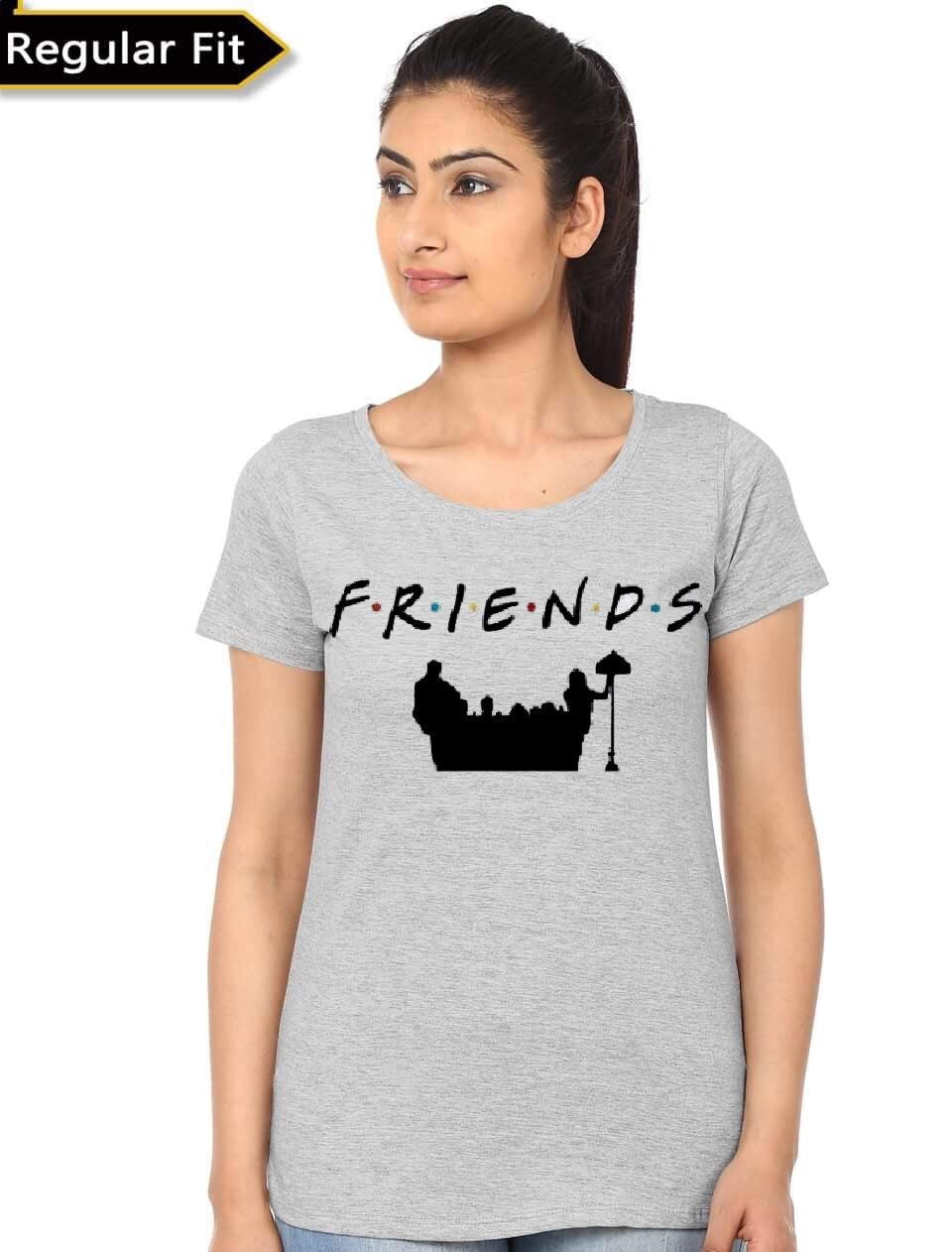 Friends Girlâ€™s Grey T-Shirt