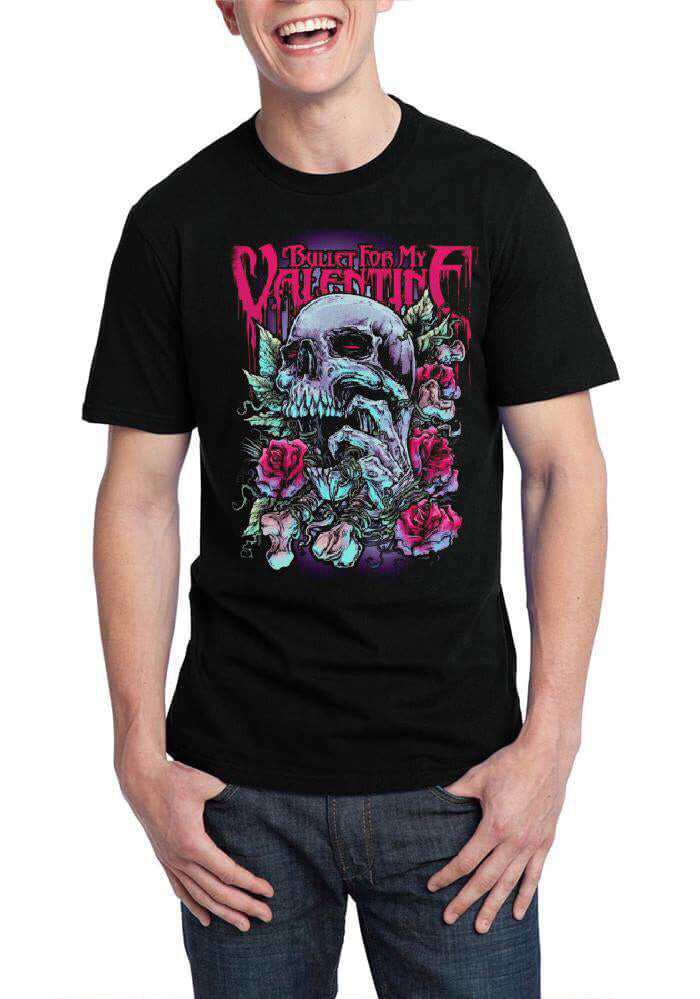 Bullet For My Valentine Black Half Sleeve T-Shirt Style001