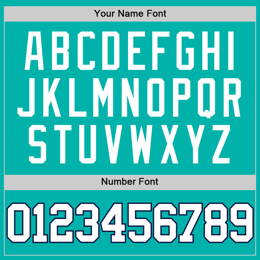 Custom Aqua White-Navy Authentic Basketball Jersey