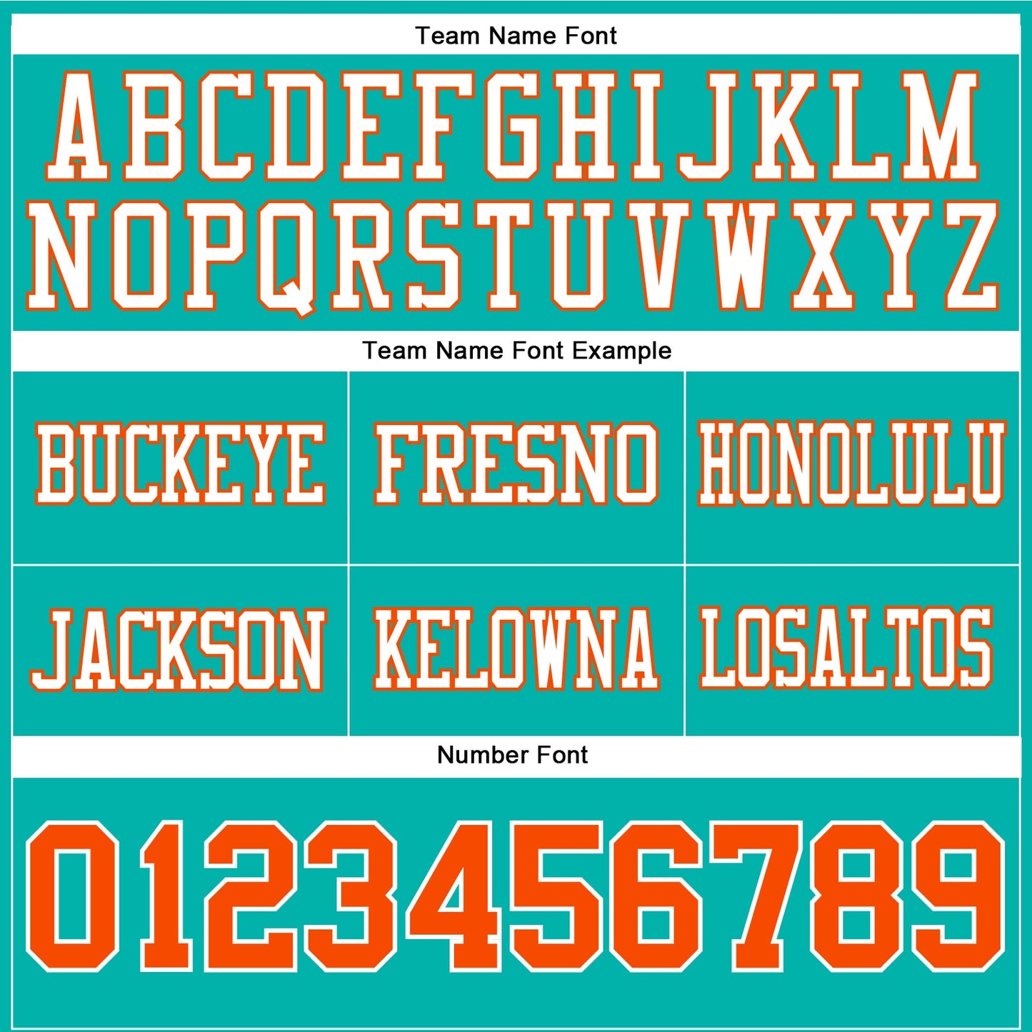 Custom Aqua Orange-White Authentic Football Jersey