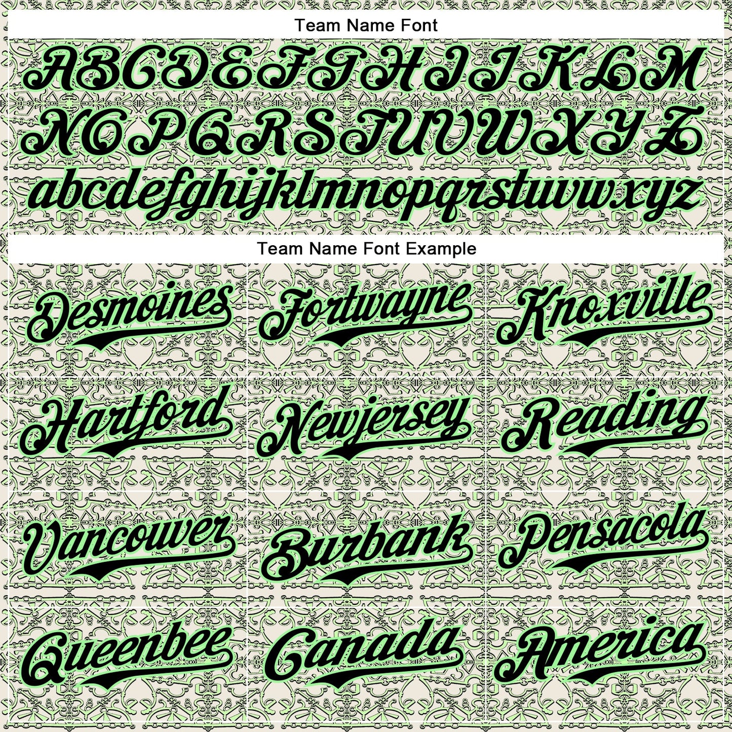 Custom Cream Black-Pea Green 3D KYLMAX HUBTUHAN Authentic Baseball Jersey