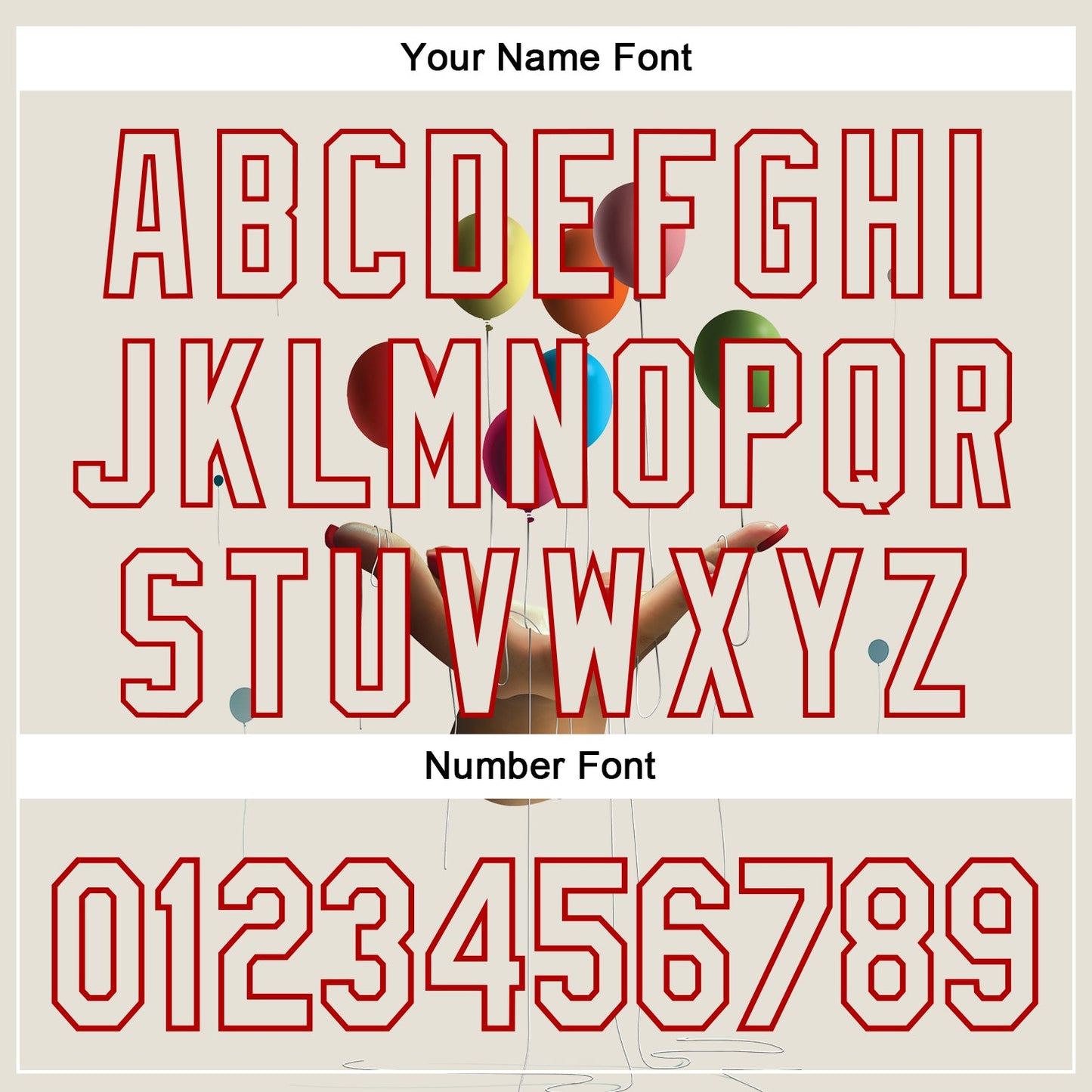 Custom Cream Red 3D Marcel Caram Allegory With Hand Authentic Baseball Jersey