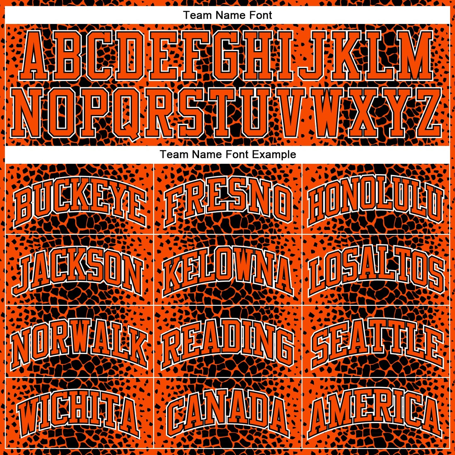 Custom Black Orange-White Animal Fur Print Round Neck Sublimation Basketball Suit Jersey