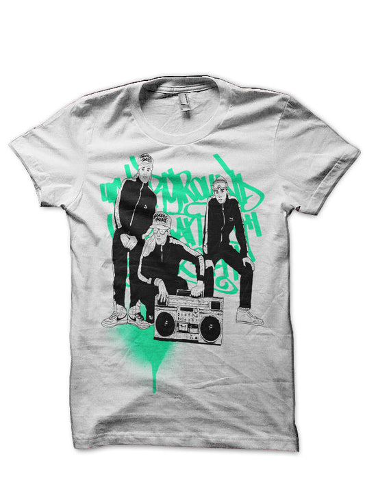 Beastie Boys White T-Shirt Style002