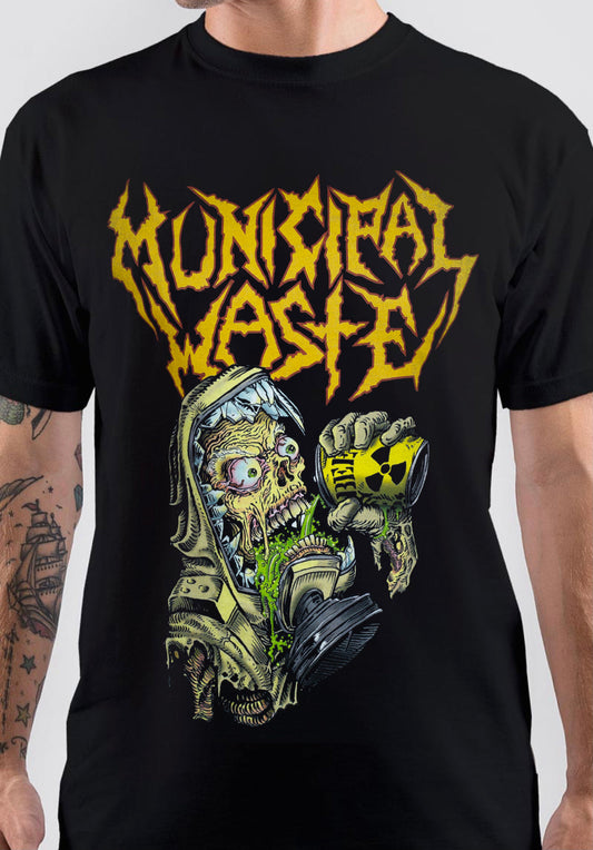 Beer Nuke Municipal Waste Band T-Shirt Style001