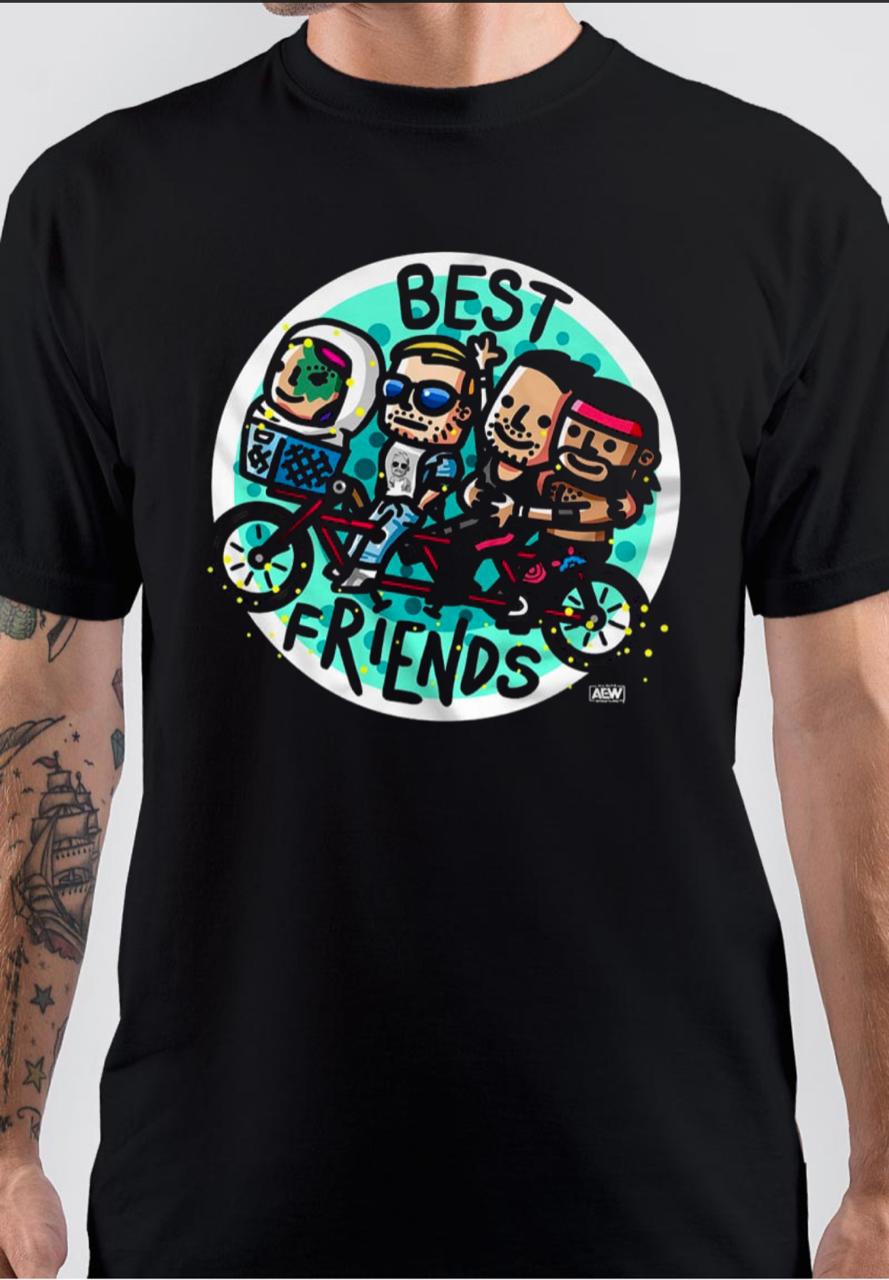 Best Friends Black T-Shirt