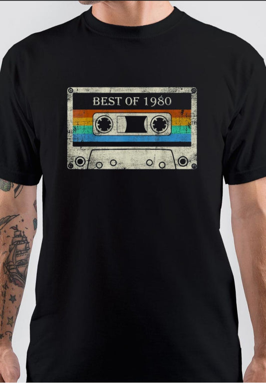 Best Of 1980 Black T-Shirt