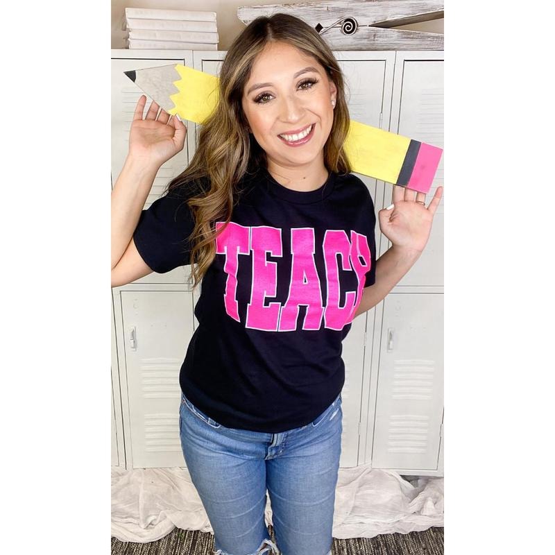 Big Letter TEACH T-Shirt