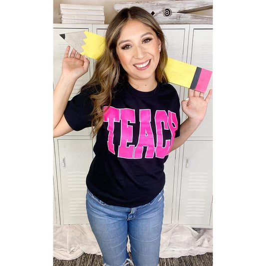 Big Letter TEACH T-Shirt