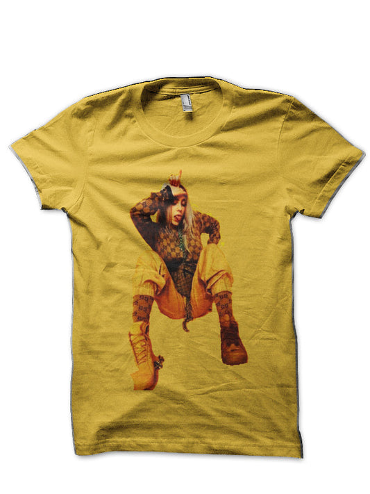 Billie Eilish Half Sleeve T-Shirt Style006