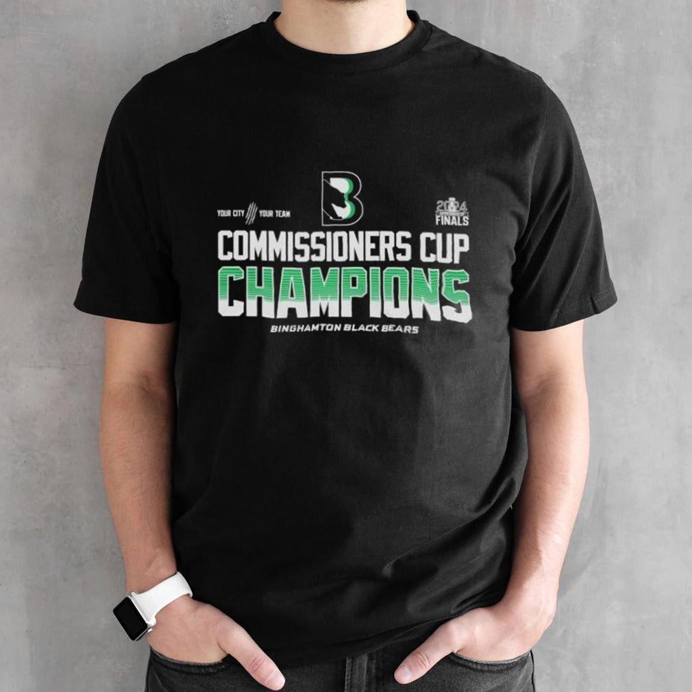 Binghamton Black Bears 2024 Finals Commissioners Cup Champions Shirt
