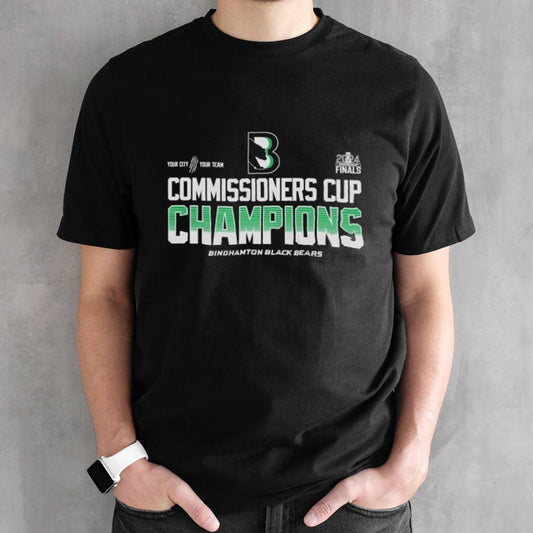 Binghamton Black Bears 2024 Finals Commissioners Cup Champions Shirt