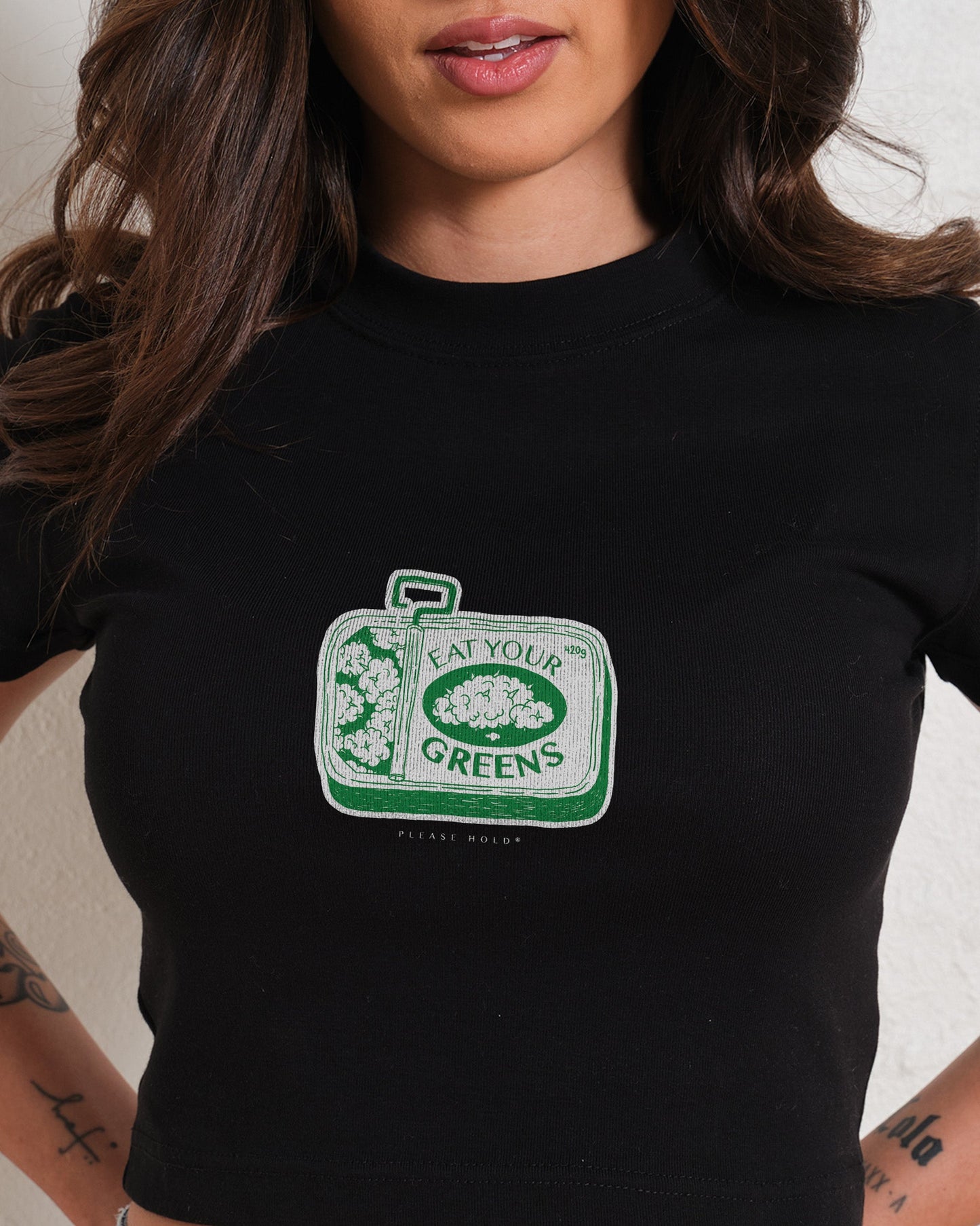 Eat Your Greens Baby Tee