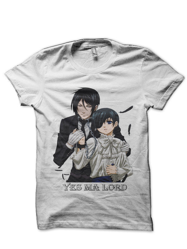 Black Butler White T-Shirt