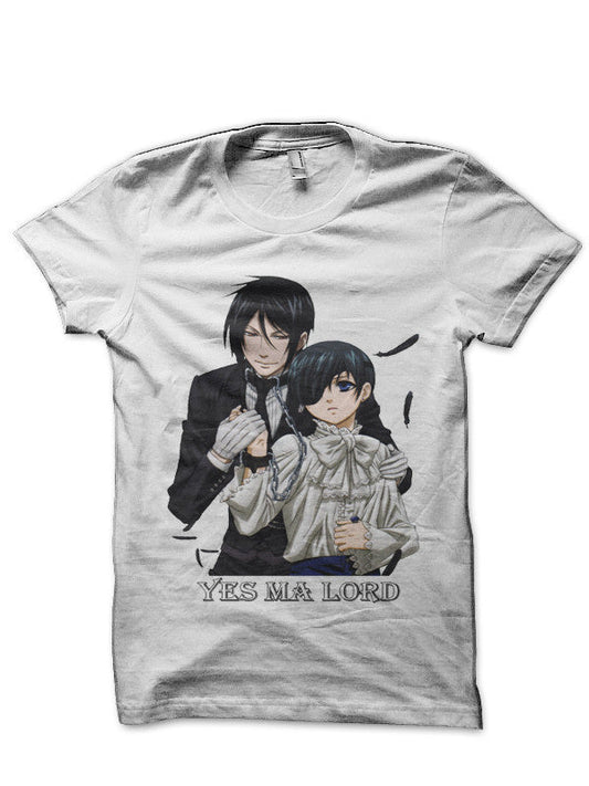 Black Butler White T-Shirt