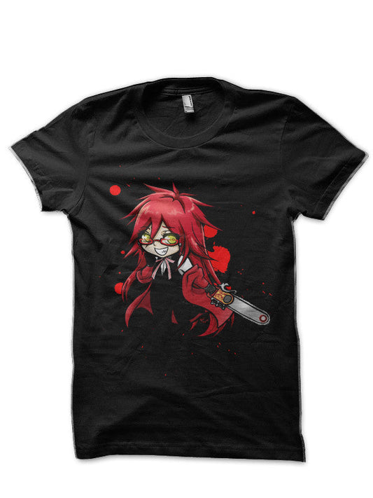 Black Butler Black T-Shirt Style001