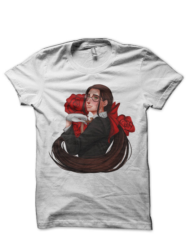 Black Butler White T-Shirt Style001