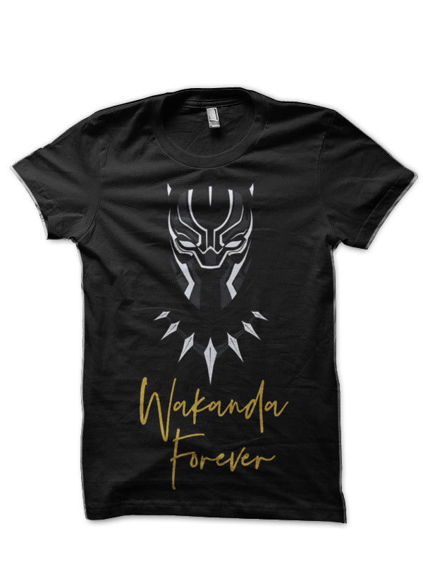 Black Panther Black T-Shirt Style004