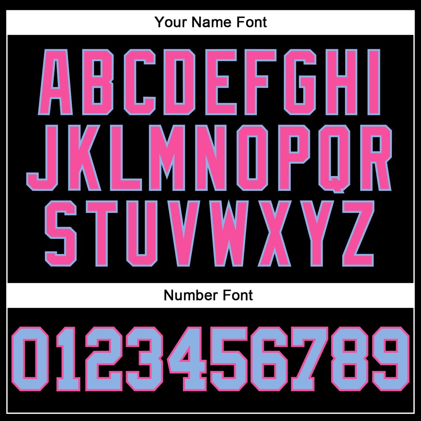 Custom Black Light Blue-Pink Authentic Football Jersey