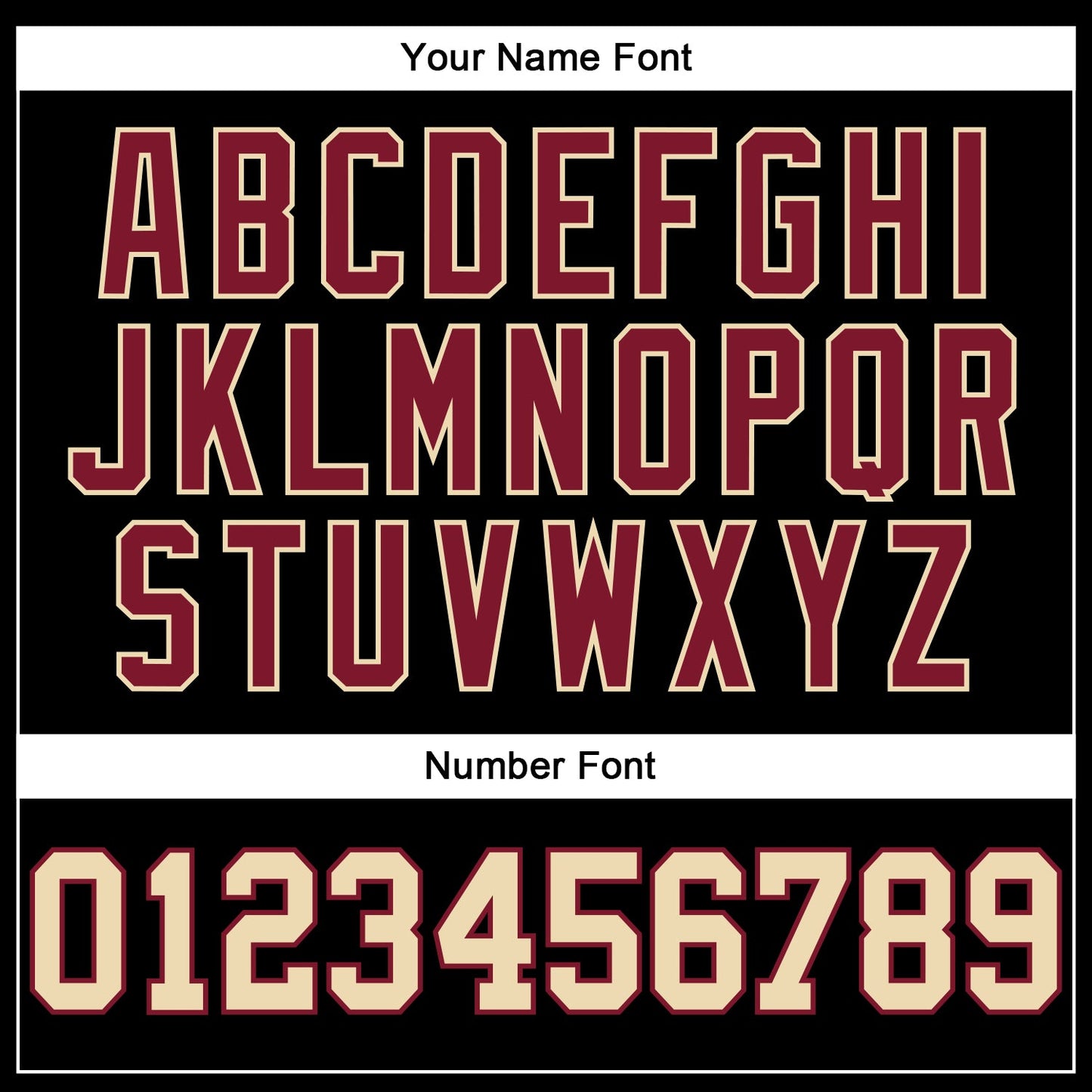 Custom Black Cream-Crimson Authentic Football Jersey