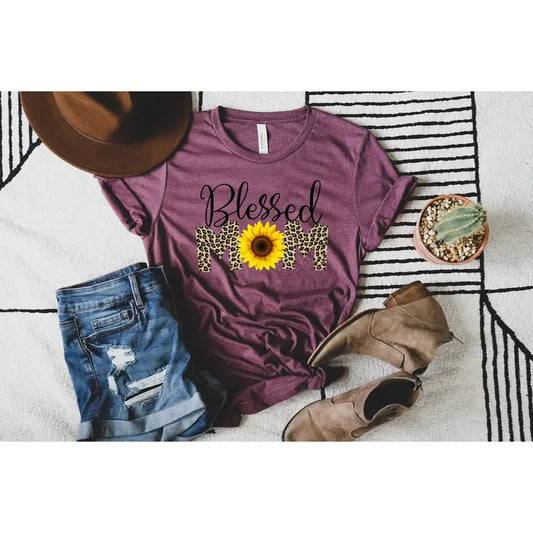 Blessed Mom Shirts Happy Mother's Day Best Mom Gift For Mom Gift For Mom To Be Gift For Her Mother's Day Shirt TK43GN